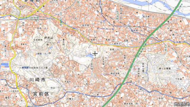 生田緑地　マップ